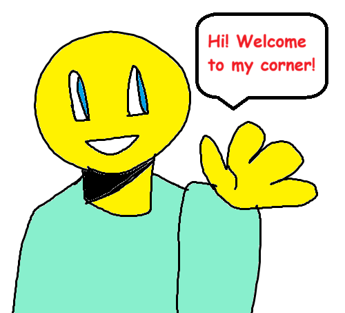 A man waving